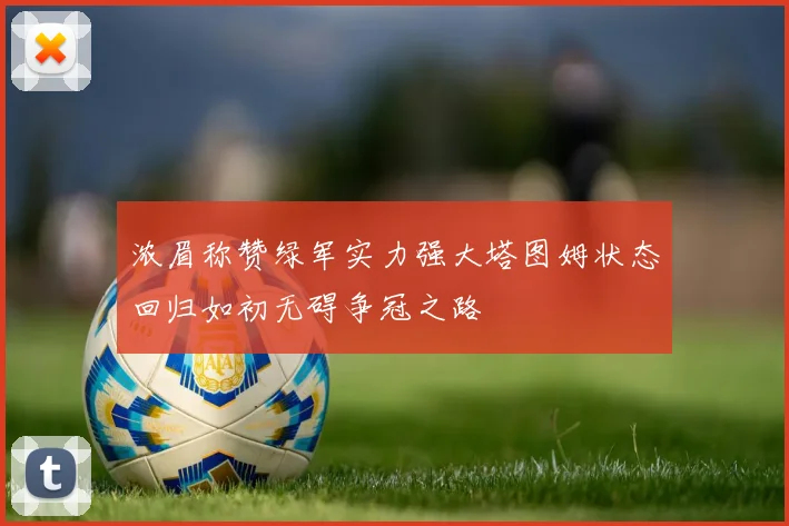 浓眉称赞绿军实力强大塔图姆状态回归如初无碍争冠之路